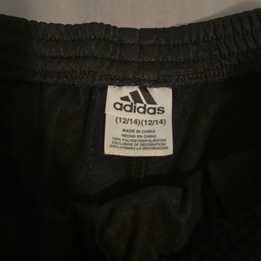 Boys black adidas track pants, size 12/14 - Picture 2 of 3